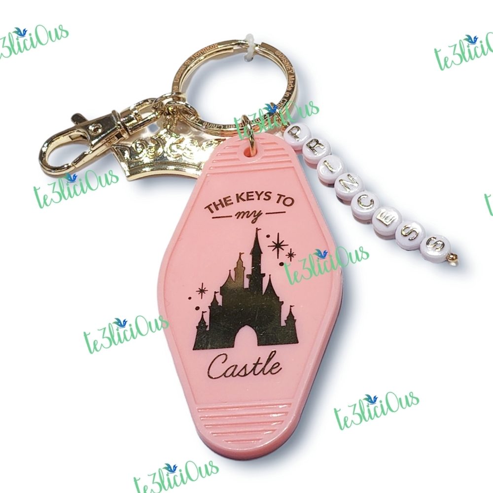 DISNEY PARKS KEY TO MY CASTLE CHARM